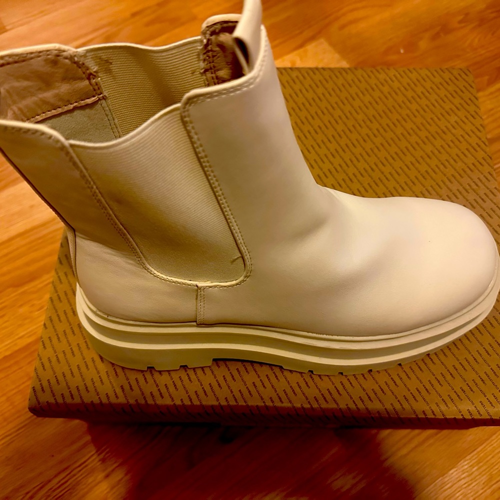 Urban outfitters mens PVC boots